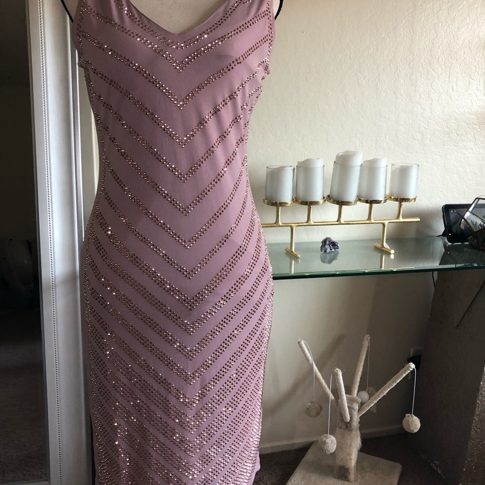 Light purple sparkles dress
